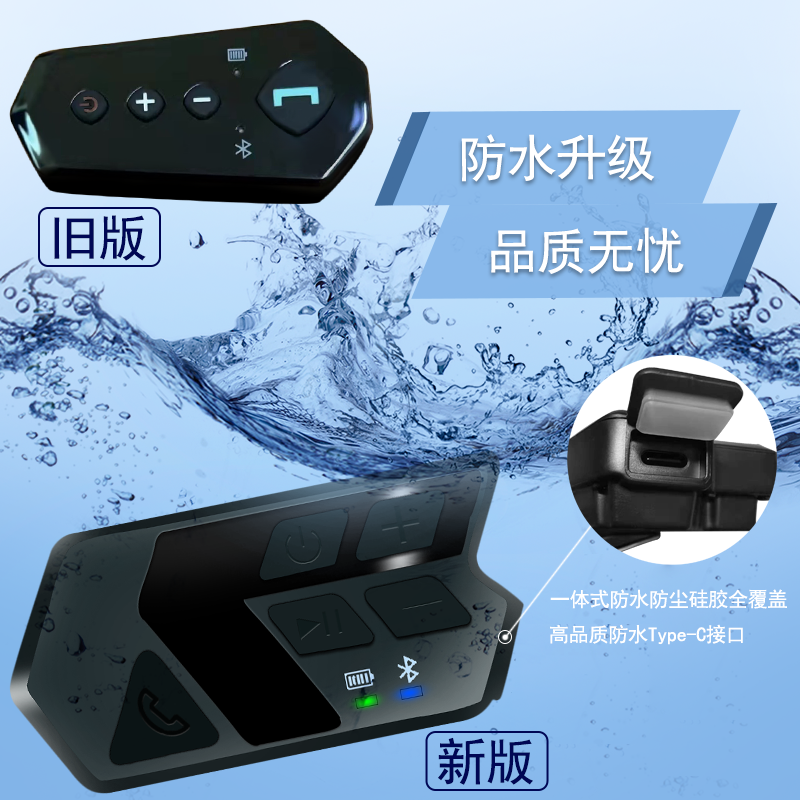 Motorcycle Helmet Full Face with Bluetooth Intercom, All Seasons