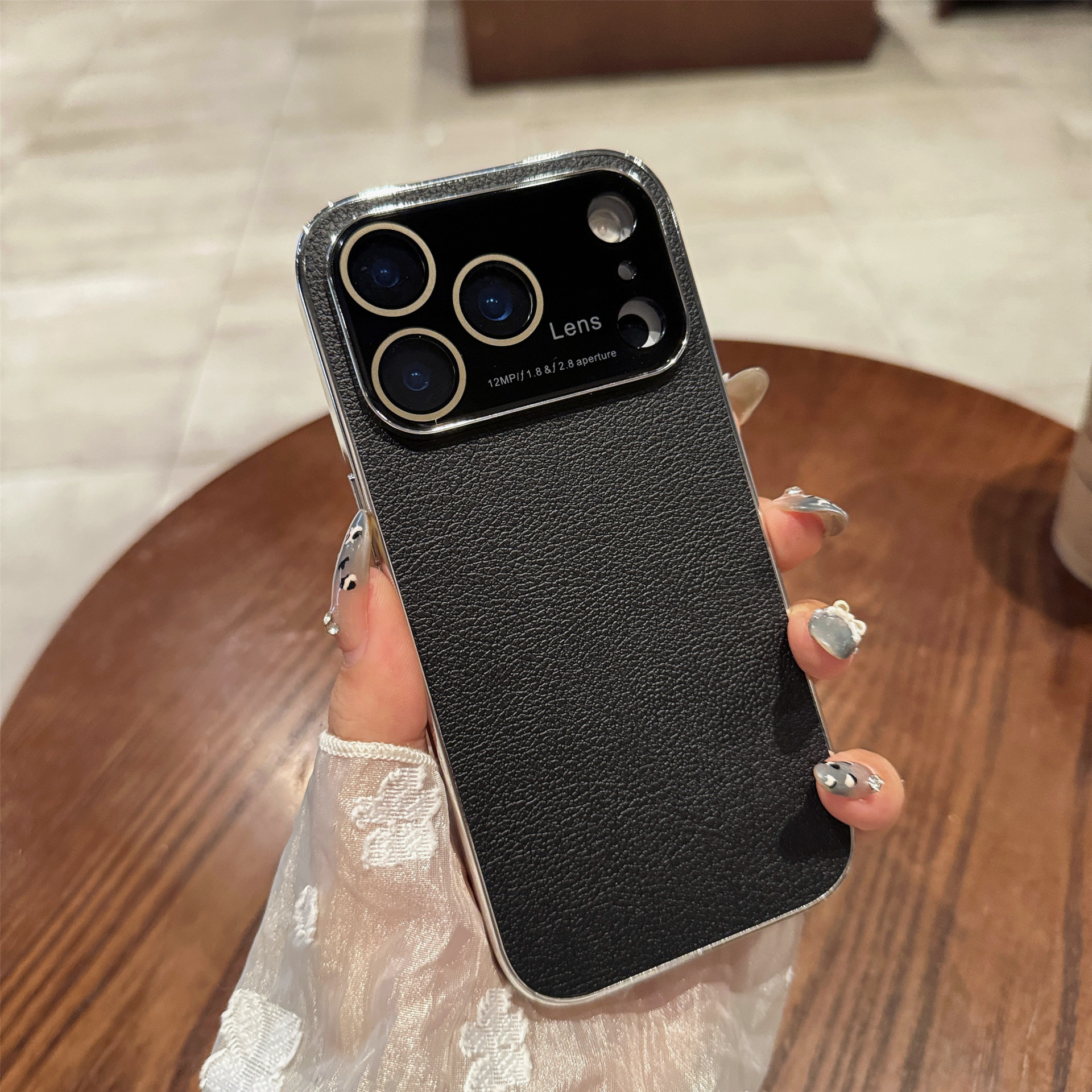 Nuevo Apple 17 serie de caso de teléfono celular gran ventana de segundo cambio de piel de seis colores 17 funda de prómax al por mayor
