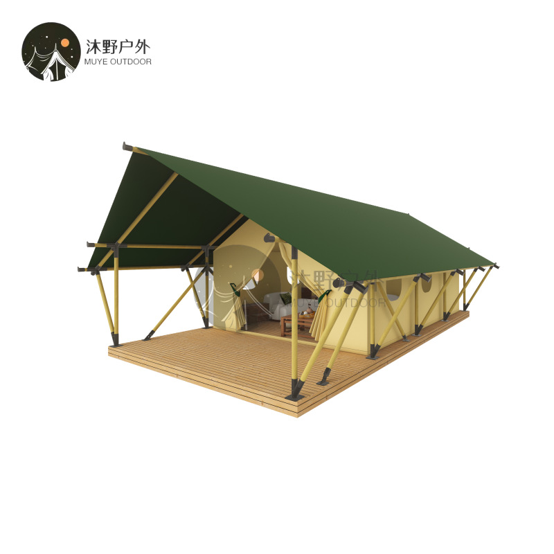 Muye campamento al aire libre tienda de hotel doble lujo ligero pequeña tienda de campamento nómada carpa de techo tienda de campaña red rojo B & B