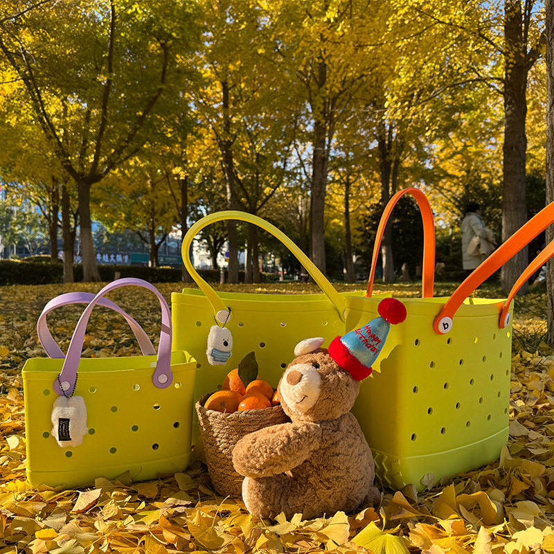 Beach Storage Bag Handbag EVA Outdoor Pet Bag Outdoor Waterproof Bag Cross-border European and American Explosive Hole Bag