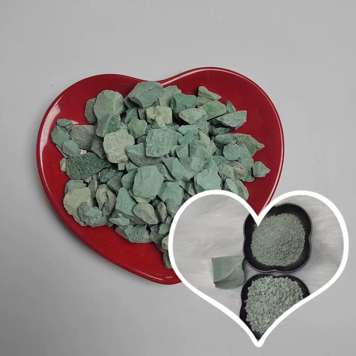 土壤改良沸石粉沸石滤料沸石颗粒除氮净化水质绿沸石沸石齐全颗粒