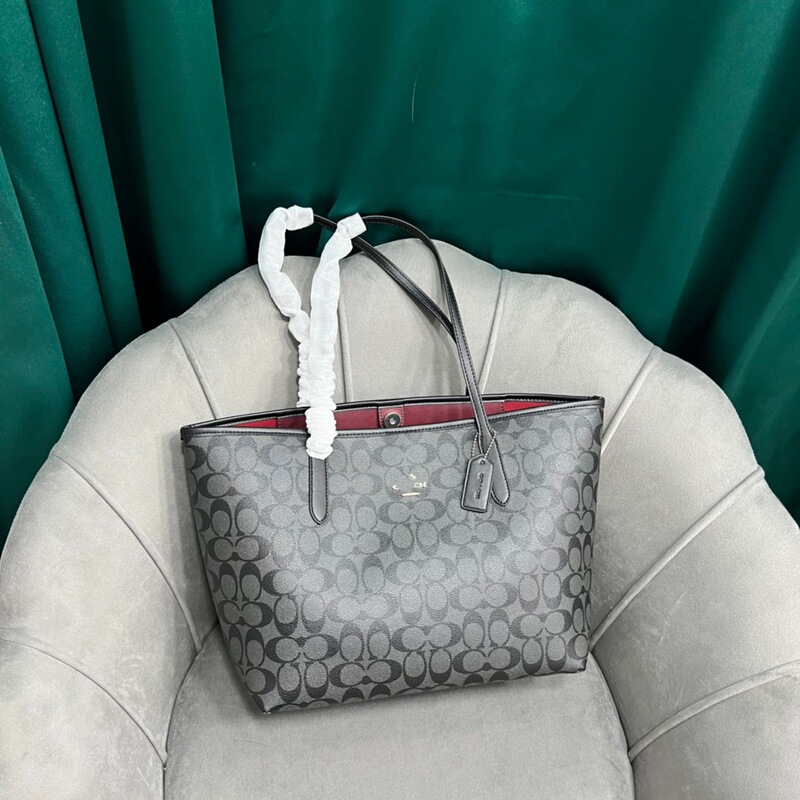 Koujia High-Quality Genuine Leather Women's Bag City33 Tote Bag Monogram Shoulder Bag Large Capacity Shopping Bag Mommy Bag