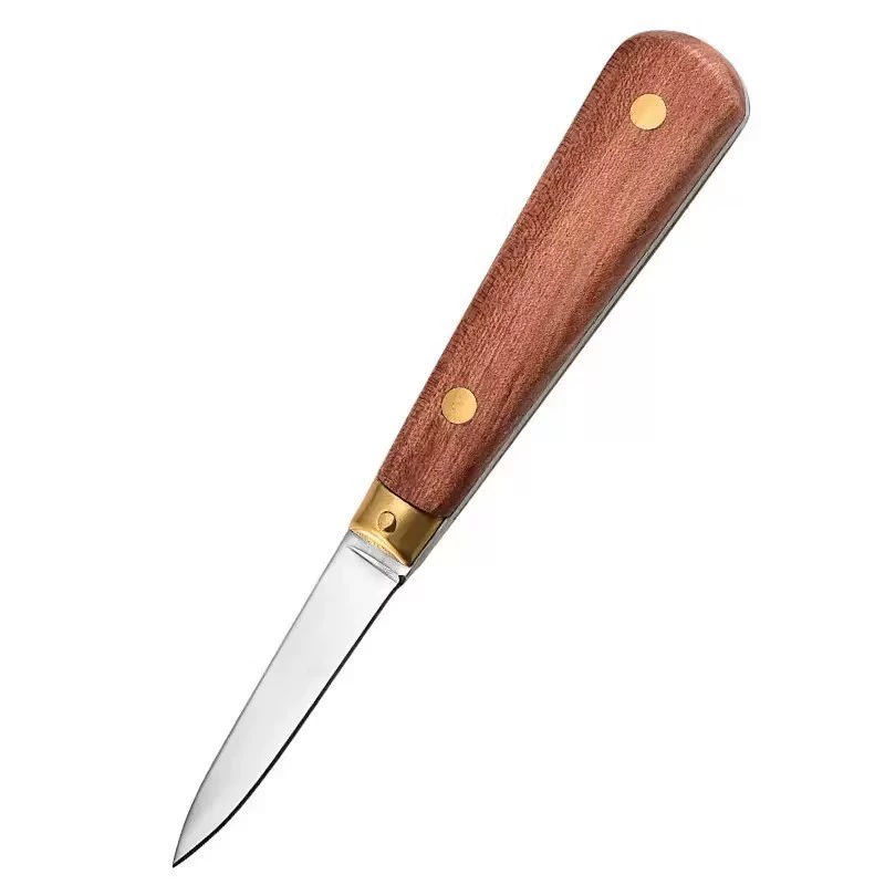 Yangjiang прямой дерево ручка Oyster knife нержавеющая сталь открытие устрицы нож устрица нож розовое дерево ручка прямые продажи