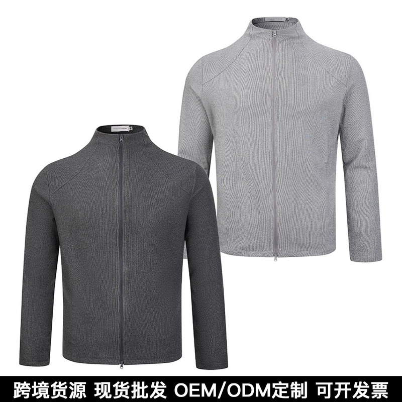 “Slim Fit” madeextreme vintage old money style fitness slim-fit inner wear stand-up collar zippered knit sweater “Slim Fit” madeextreme vintage old money style fitness slim-fit inner wear stand-up collar zippered knit sweater