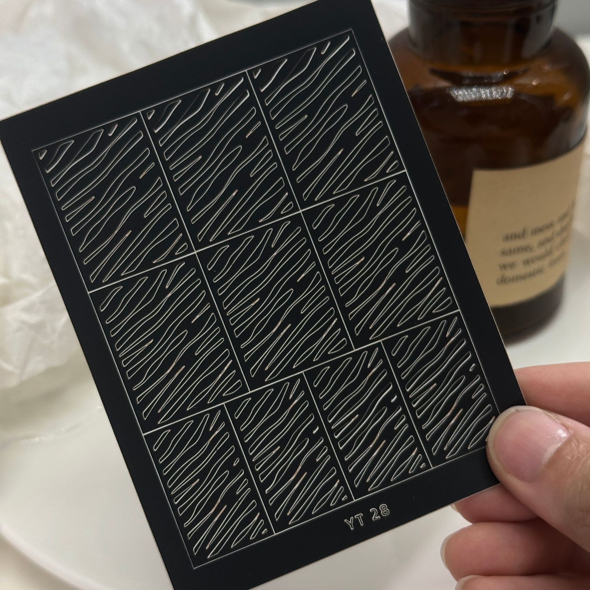 얼룩말 프린트 스티커 (YT-28)