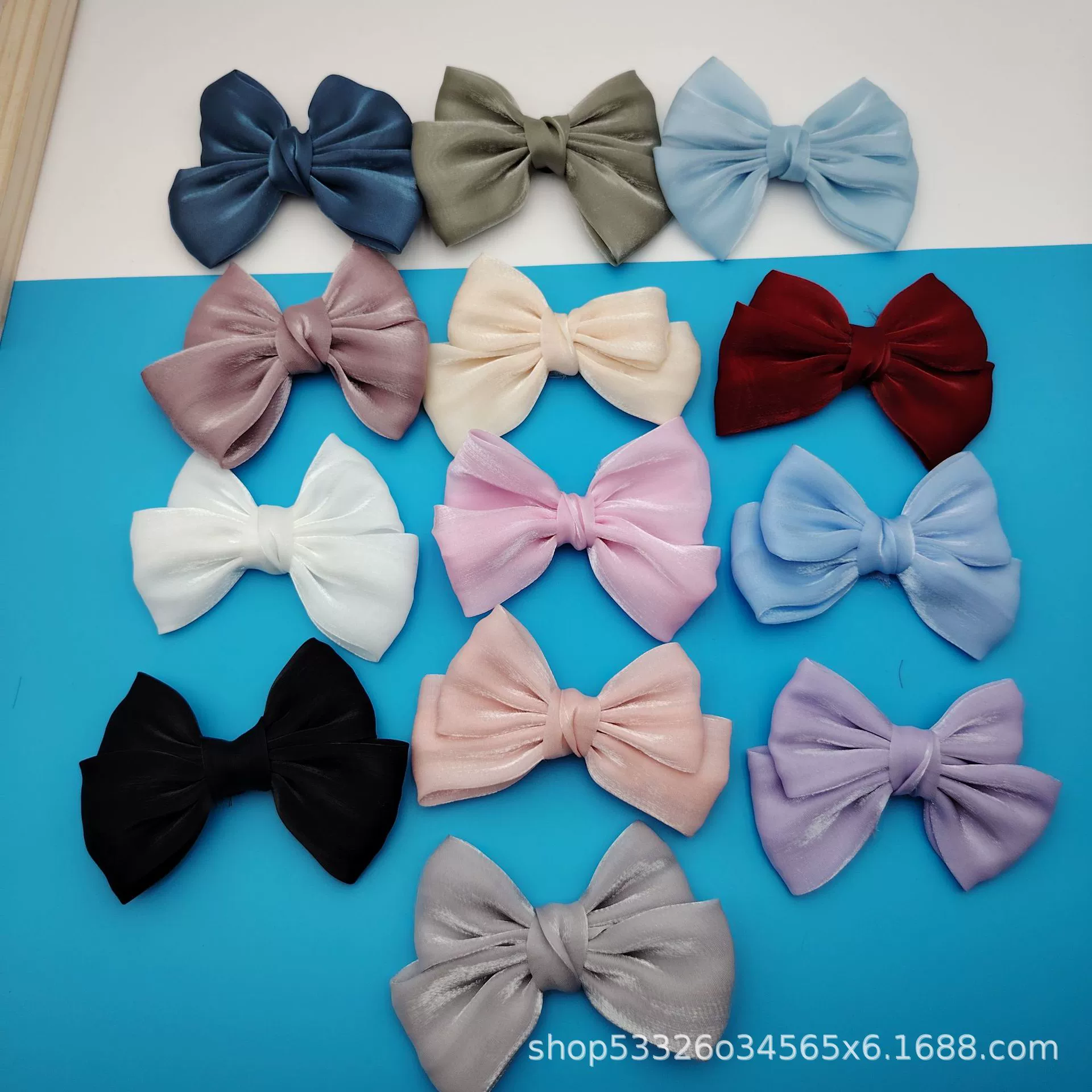 2025 новый стиль, перламутровый атласный бант, зажим для волос, аксессуары для волос, зажим для женщин, пара доступных роскошных высококачественных бантов для волос