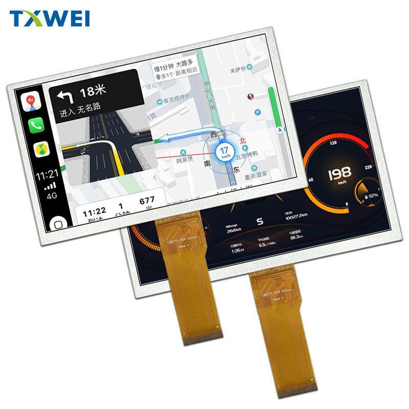 7-inch 1024 * 600IPS highlight 800cd/m2 car instrument navigation outdoor visual industrial control Medical Display 7-inch 1024 * 600IPS highlight 800cd/m2 car instrument navigation outdoor visual industrial control Medical Display