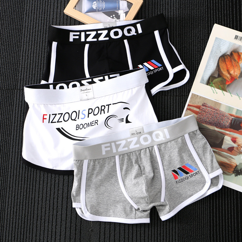 [Original Explosions] Men's Pure Cotton Class A Cotton Antibacterial Crotch Loose Breathable plus size Shorty Fashionable Simple