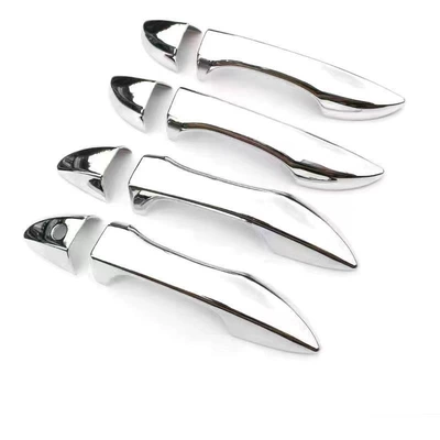 Suitable for 14-18 Corolla Door Handle Corolla Exterior Door Handle Cover Abs Patch Anti-Scratch Strip Car Door (Portal Wrist) - electroplated-bright-silver-handle