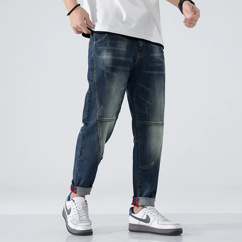 Summer jeans, men's trousers, oversize