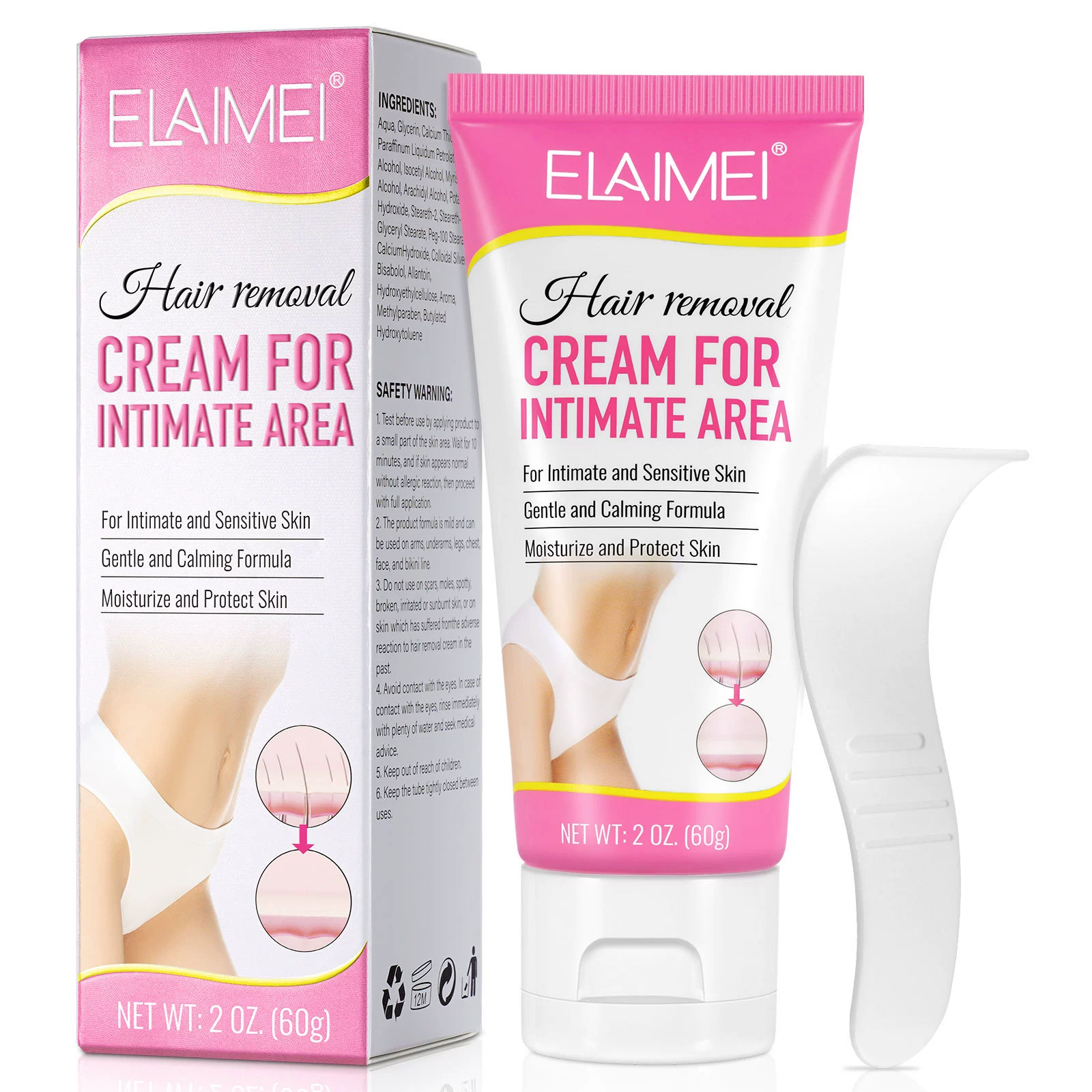 [私密部位脱毛膏HAIR REMOVAL CREAM FOR INTIMATE AREA]