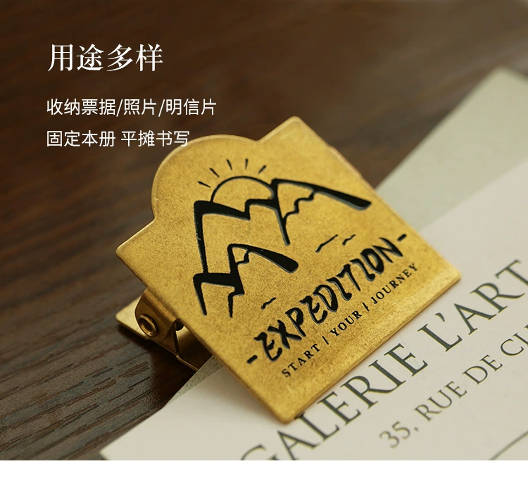 Бронзовая металлическая водяная раскраска 本鲤社 Brass metal watercolour, ретро-украшения для путешествий, расписание