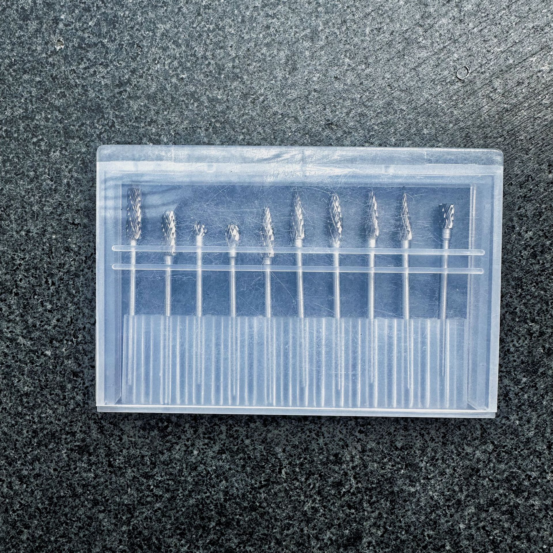 Metal carburo cementado de 2,35 mm mango de doble filo 4 mm conjunto de cabeza de molienda eléctrica tungsteno fábrica de acero inventario directo