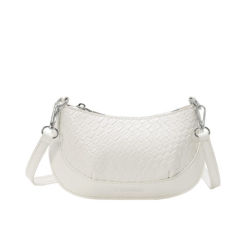 Bolsos pequeños con textura transfronteriza 2025 verano nuevo estilo bolso femenino tejido en relieve bolso de hombro transmisión en vivo del mismo estilo bolso de mensajero marea