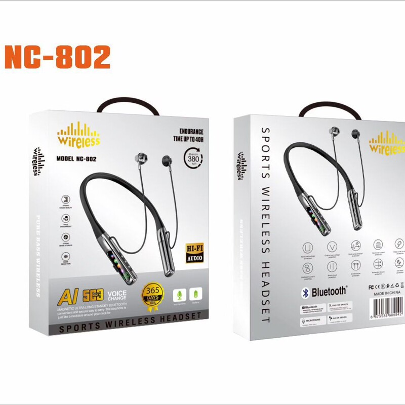 Cross-border best-selling wireless Bluetooth earphones, neck-hanging type, ultra-long standby, sports neck-hanging earphones, Bluetooth with long battery life Cross-border best-selling wireless Bluetooth earphones, neck-hanging type, ultra-long standby, sports neck-hanging earphones, Bluetooth with long battery life