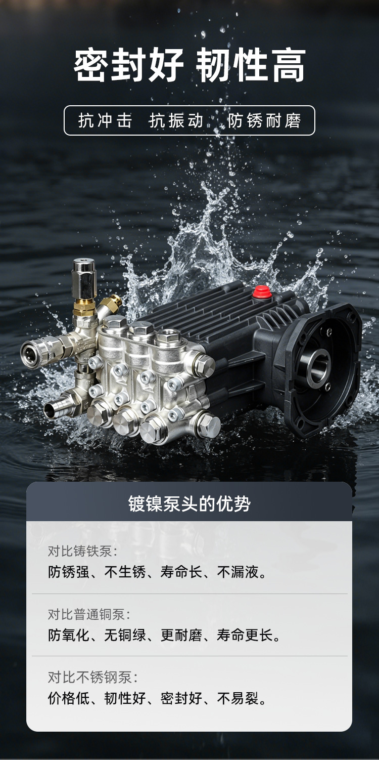 Zhexing Free Shipping High-Pressure Cleaning Machine, Powerful and Ultra-Large Power Commercial Industrial Smart Car Washing Machine, Fully Automatic High-Pressure Pump