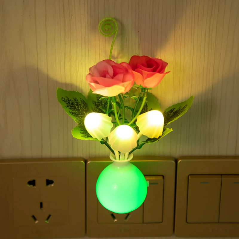 LED ночник, световая лента, красочный переключатель, светильники для кровати для кормления, Амазон