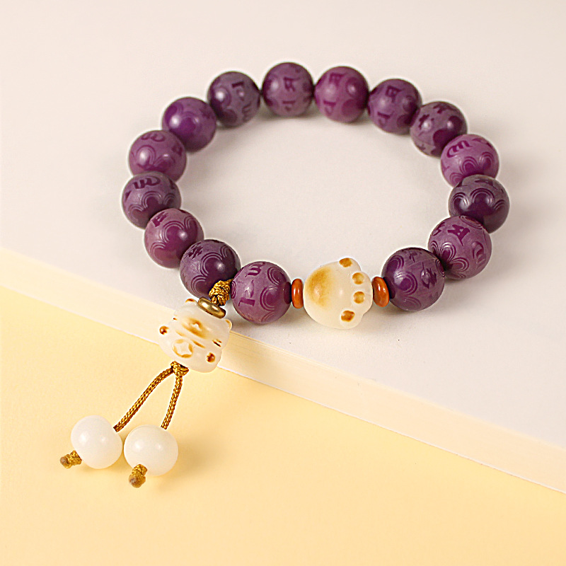 Original Ecología rica multi-tesoro pulsera de raíz de Bodhi color caramelo solo círculo bobinado suave tiro alto tres colores pulsera Bodhi