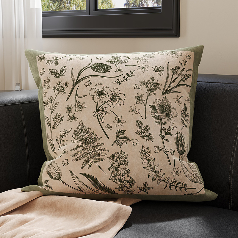 家庭用のシンプルなソファの抱き枕カバーは芯を含まないです。