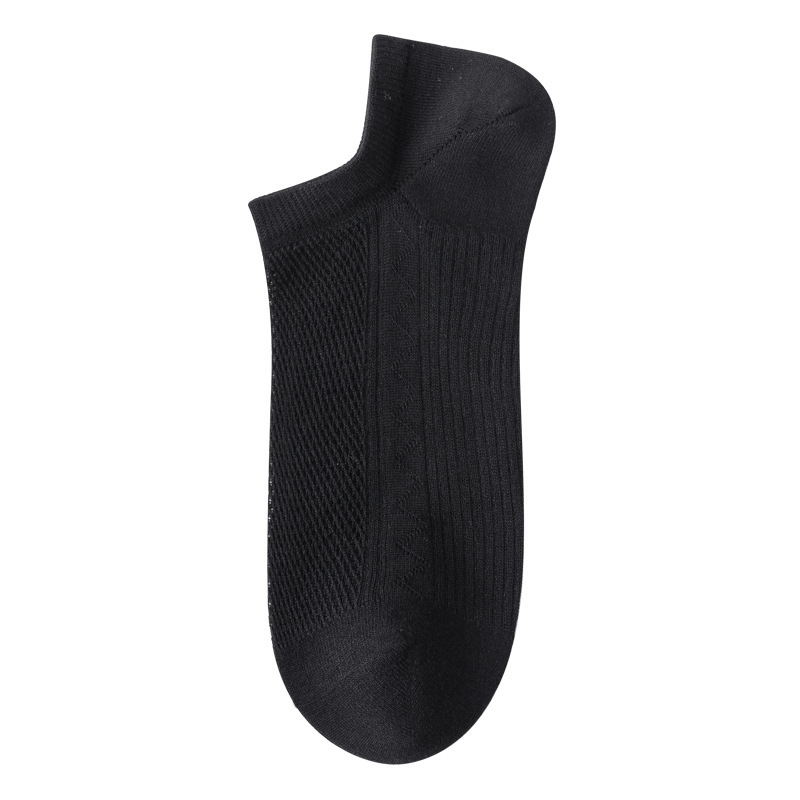 Female simple solid color short tube socks