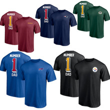 跨境外贸爱国者NFL橄榄球系列休闲圆领短袖T恤3D数码印花直销代发