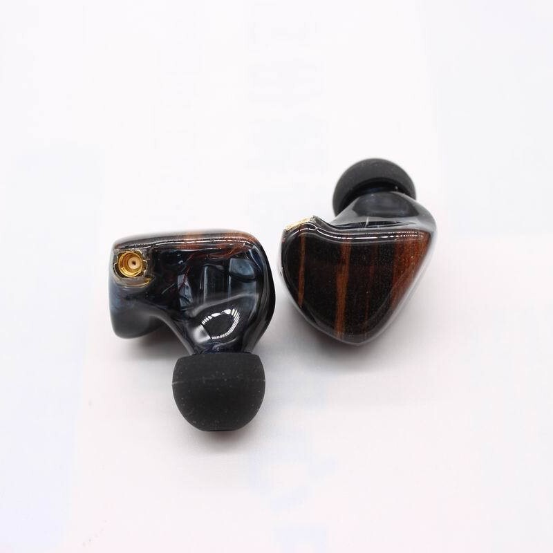 Electrostatic ring iron earphones, resin moving iron diy earphones in-ear wired earplugs HIFI ring iron earphones