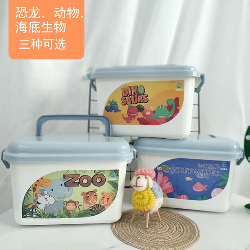 Dinosaur toy children's set simulated animal soft glue model egg new small triangle Tyrannosaurus wing boy and girl