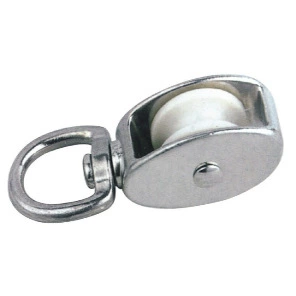 Шкив из цинкового сплава M208B нейлон вращающийся двойной шкив подвесной шкив такелаж производители оптом