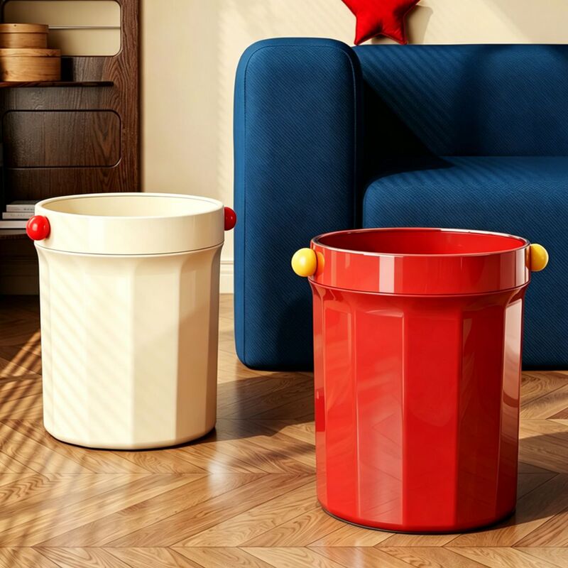 Dopamine Trash Can for Home Use, Large Capacity, Suitable for Kitchen, Living Room, Bedroom, Stylish and Cute, Dormitory Wastebasket, Office Dopamine Trash Can for Home Use, Large Capacity, Suitable for Kitchen, Living Room, Bedroom, Stylish and Cute, Dormitory Wastebasket, Office