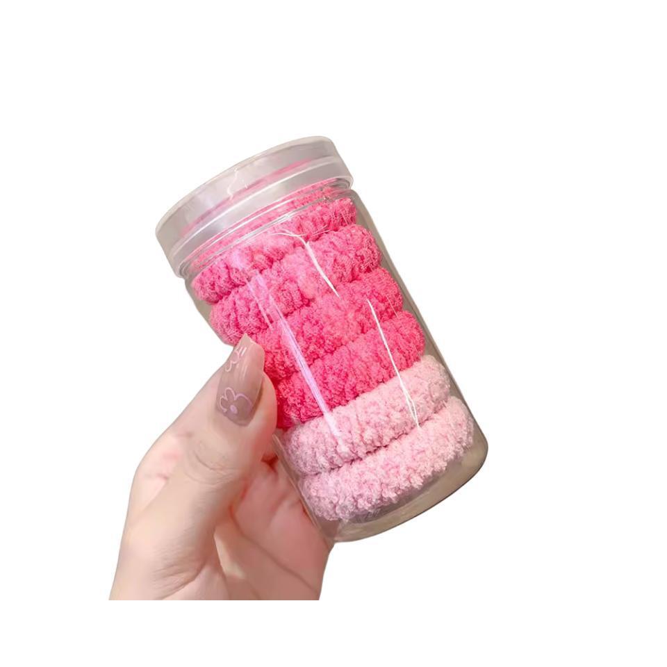 Cuerda de pelo de cola de caballo alta banda de goma lazo de pelo femenino alta elasticidad durable ensanchado engrosado banda de pelo cuerda de pelo cubierta de cuero accesorios para el cabello