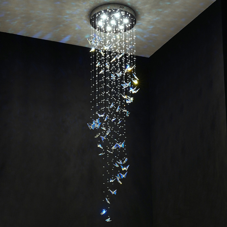 Crystal pendant for stairs