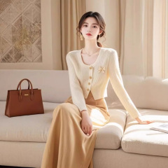 今年は高級感のある女性服が流行しています。
