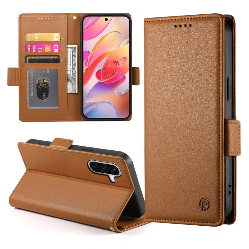Suitable for iPhone 17Pro Max Side Single Buckle Texture Anti-Fall Mobile Phone Protective Cover Flip Protective Cover Suitable for iPhone 17Pro Max Side Single Buckle Texture Anti-Fall Mobile Phone Protective Cover Flip Protective Cover