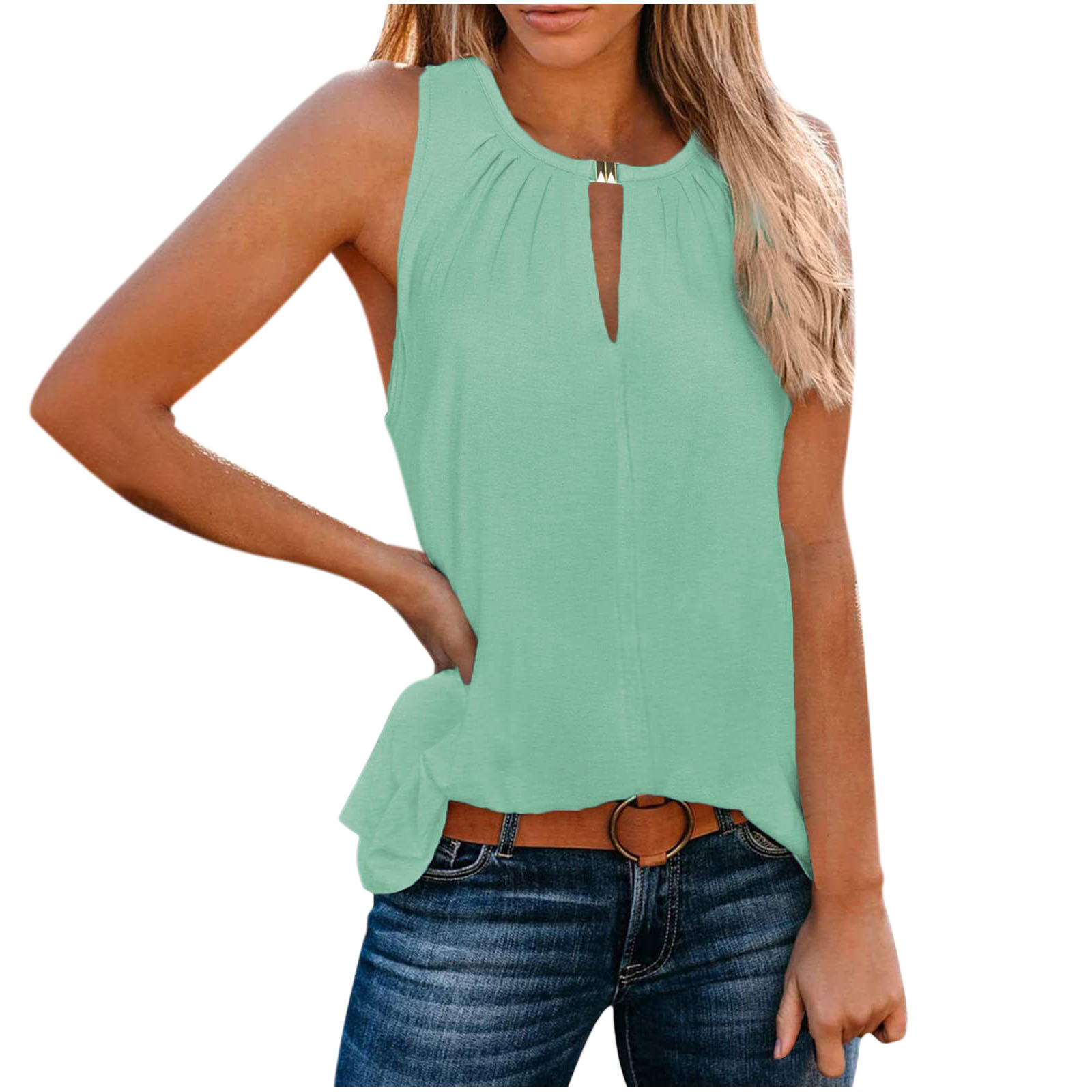 summer fashionable elegant design solid color vest