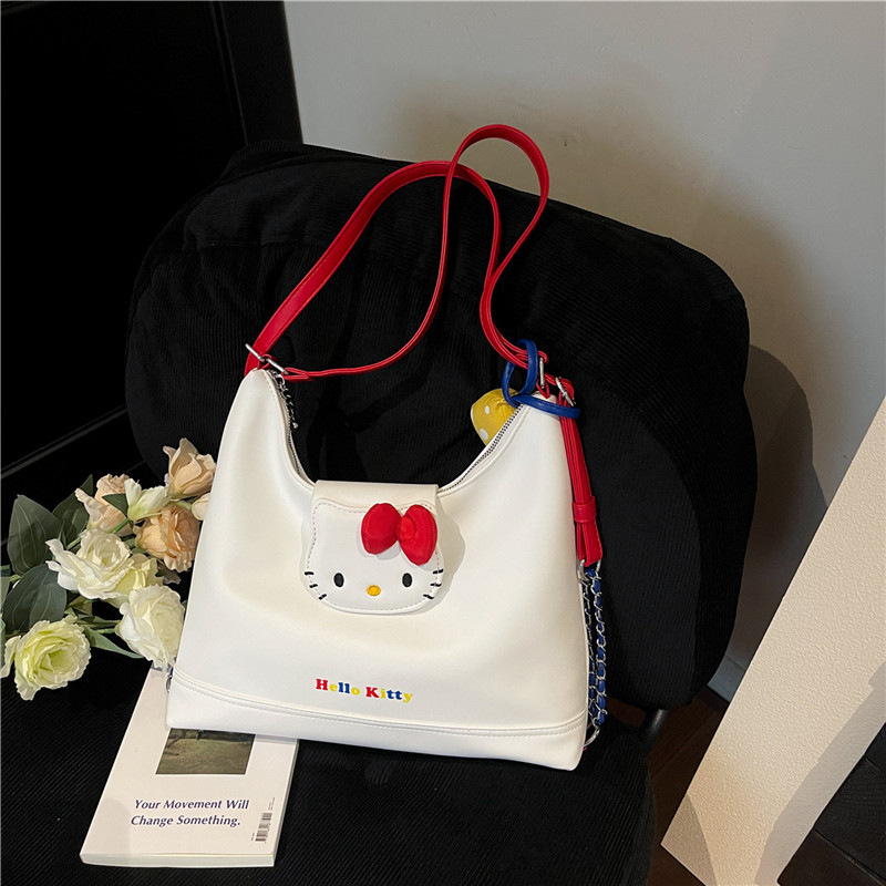 Cute Kitty Fashionable Large Capacity Multi-Purpose Tote Bag Single Shoulder New Commuting Easiest for Match Hello Kitty Backpack Cute Kitty Fashionable Large Capacity Multi-Purpose Tote Bag Single Shoulder New Commuting Easiest for Match Hello Kitty Backpack