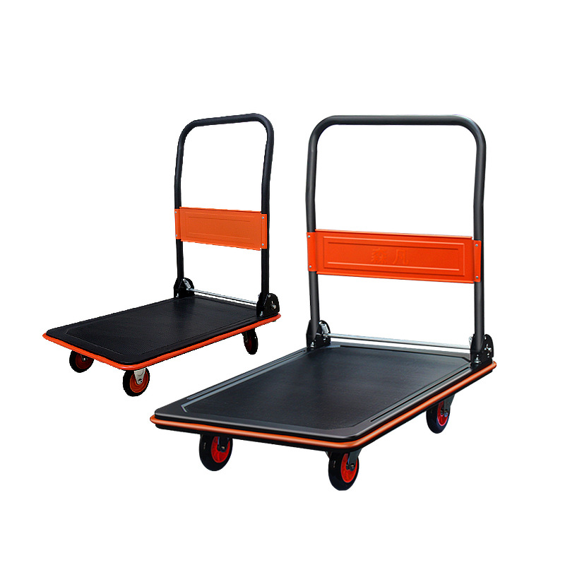 森凡 超静小推车拉货平板车搬运车 酒店医院CBD商务楼家用手推车