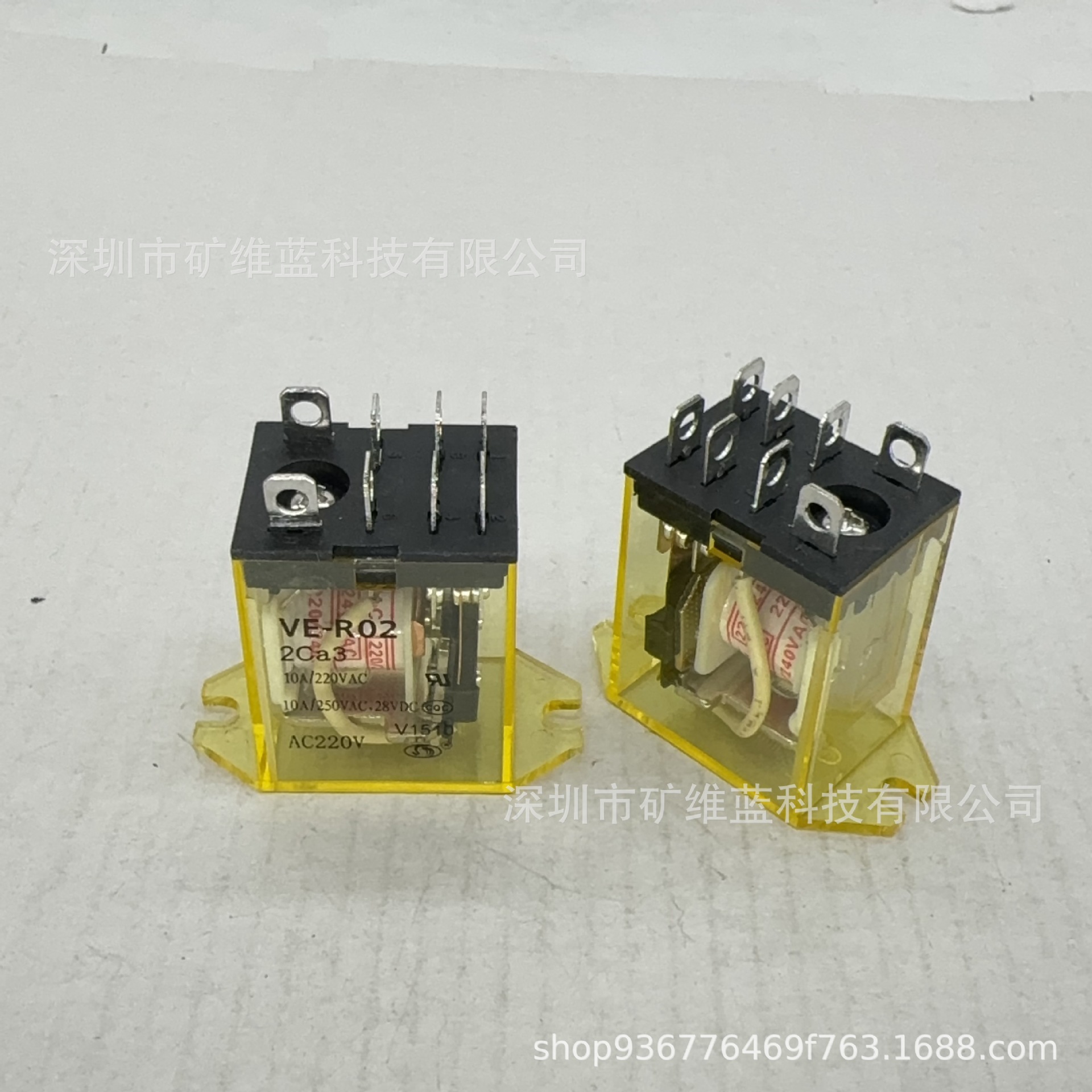 VE-R02 2Ca3 AC220V 10A消毒柜微波炉电动门卷帘门继电器