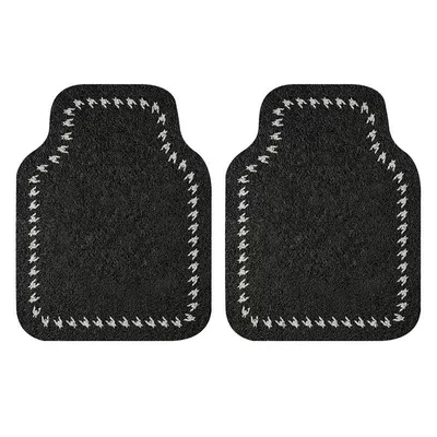 Car Wire Loop Floor Mat Single: Universal Foot Pad - houndstooth-top-2-5060