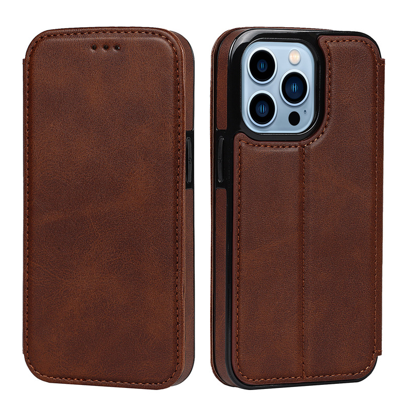 Suitable for Iphone18Promax Flip Phone Case, Samsung S25Ultra Card-Inserting Protective Leather Case, Soft Edge Cover Suitable for Iphone18Promax Flip Phone Case, Samsung S25Ultra Card-Inserting Protective Leather Case, Soft Edge Cover
