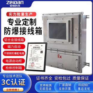 Processing Custom Explosion-Proof Distribution Box Aluminum Alloy 304 Stainless Steel Distribution Box Plc Control Cabinet Wiring Box