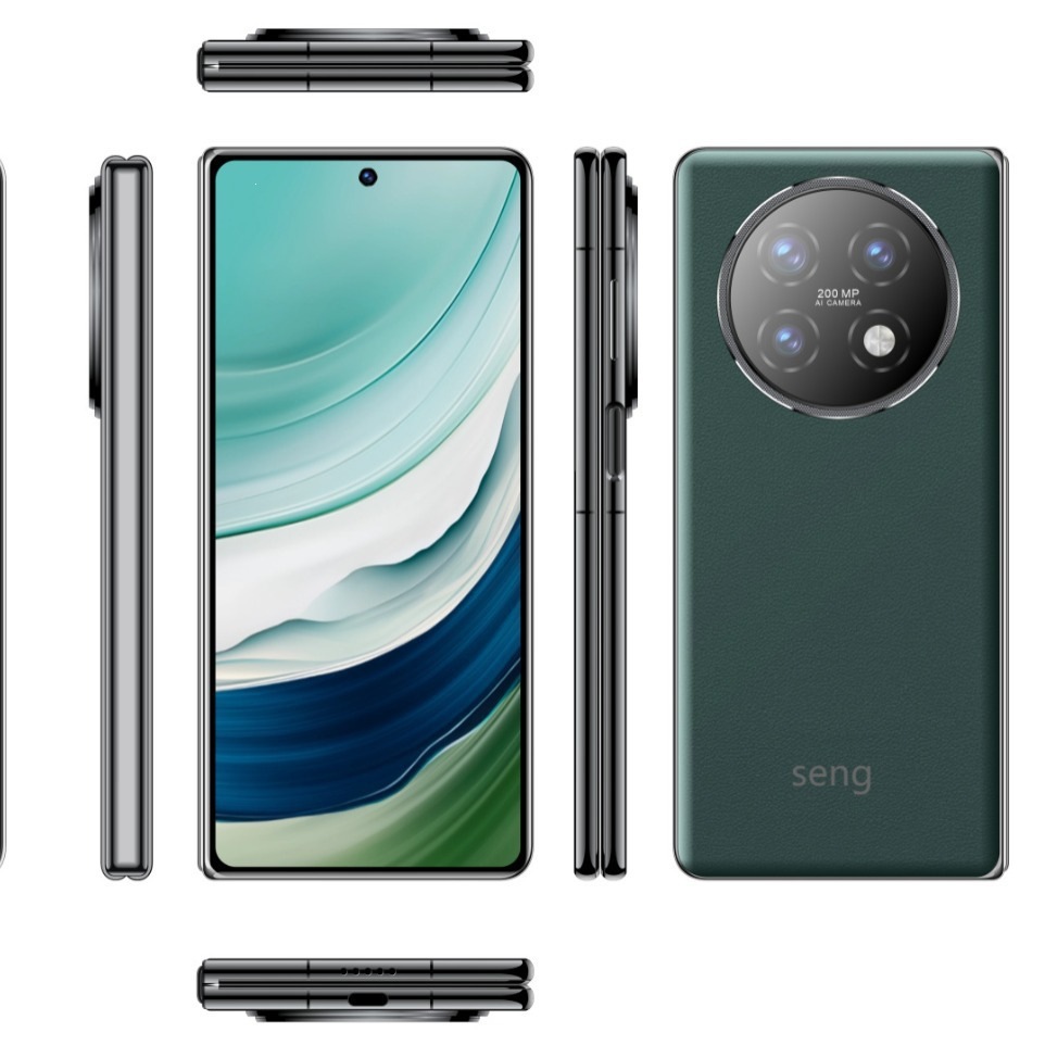 Foldable smartphone, fully compatible with North Korea's network, available for wholesale from the source manufacturer, 5G global connectivity, full-screen system development UI