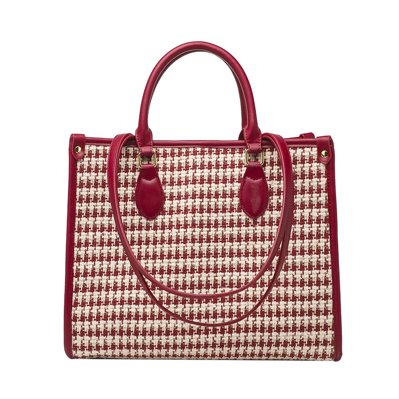 2024 niche tote women with capacity briefcase, versatile for work, commuting, computer , one shoulder portable large_voghion.com