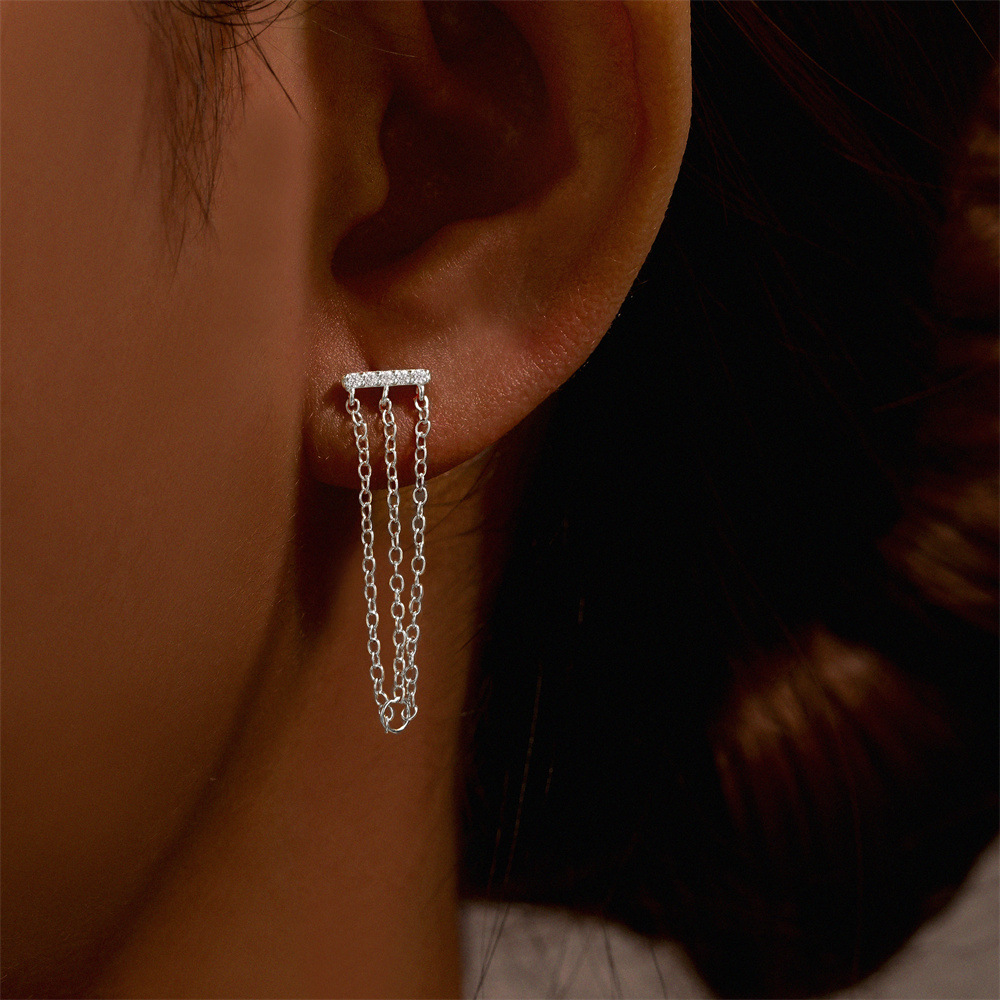 1g Weight Zircon Inlay Material Ear Studs Classification Ear Cartilage Rings & Studs Piercing Type 1 Piece Quantity Daily, Date, Tea Party Occasion 925 Sterling Silver Material Geometric Pattern All Seasons Season Unisex Gender Elegant, Modern Style Style 1 Piece Ear Cartilage Rings & Studs Elegant Modern Style Geometric 925 Sterling Silver Zircon Ear Cartilage Rings & Studs 9