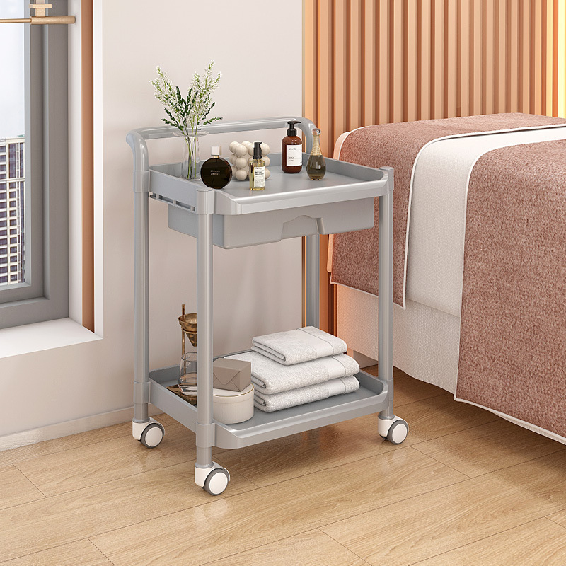 Nuevo modelo de plástico completo del cajón gris de dos capas * 0x0cm * *