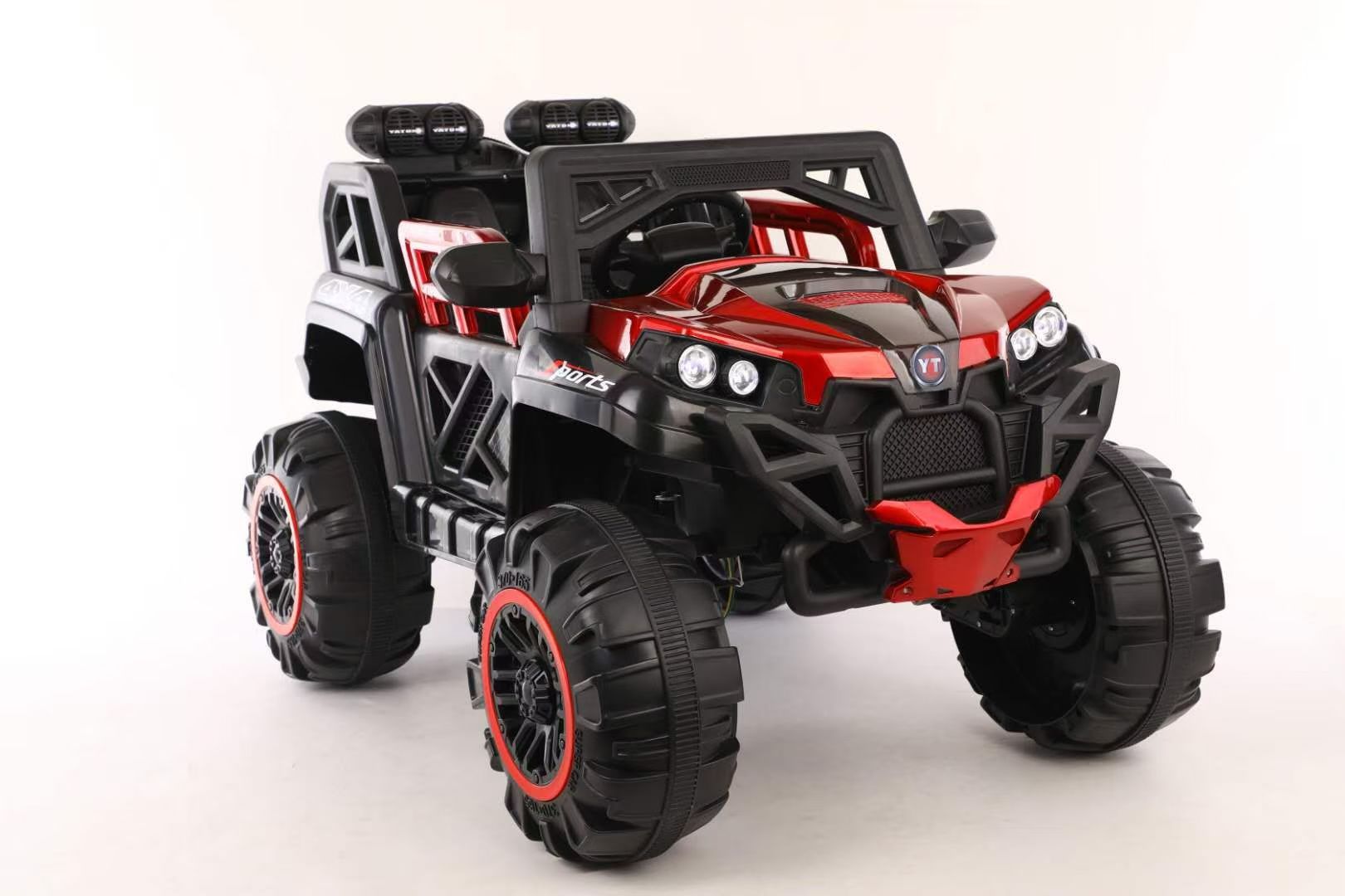 Coche eléctrico para niños de cuatro ruedas de una pieza de entrega swing CAR puede sentarse niños adultos vehículo todoterreno al por mayor doble unidad de control remoto image 10