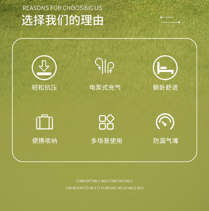 Suitable for BYD Song L car automatic inflatable mattress, self-driving trunk sleeping pad, rear seat outdoor travel bed