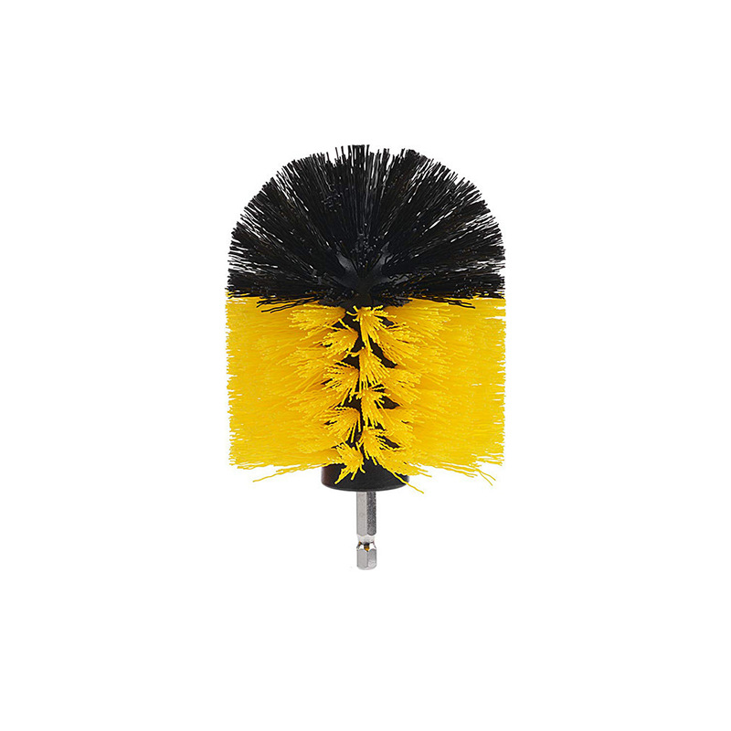 Amazon transfronterizo caliente 4 piezas taladro eléctrico cepillo de limpieza cepillo de taladro eléctrico cabeza traje coche rueda cubo cepillo de limpieza