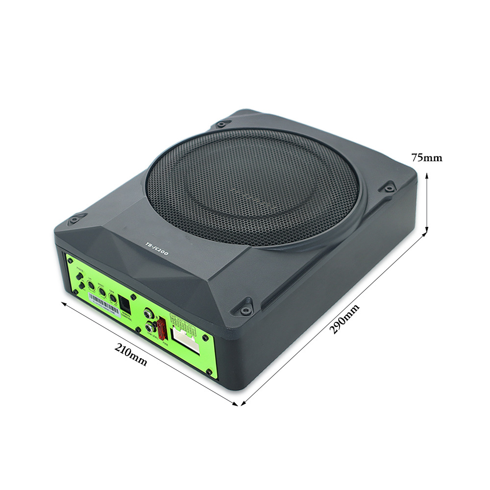 Car Subwoofer All-In-One Unit, Lossless Modified Audio Amplifier, High-Fidelity Car Audio Processor, Active Subwoofer