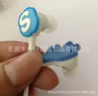 ПВХ мягкая гарнитура ювелирные изделия модный мультфильм изысканные наушники наушники ювелирные аксессуары цифровой куклы