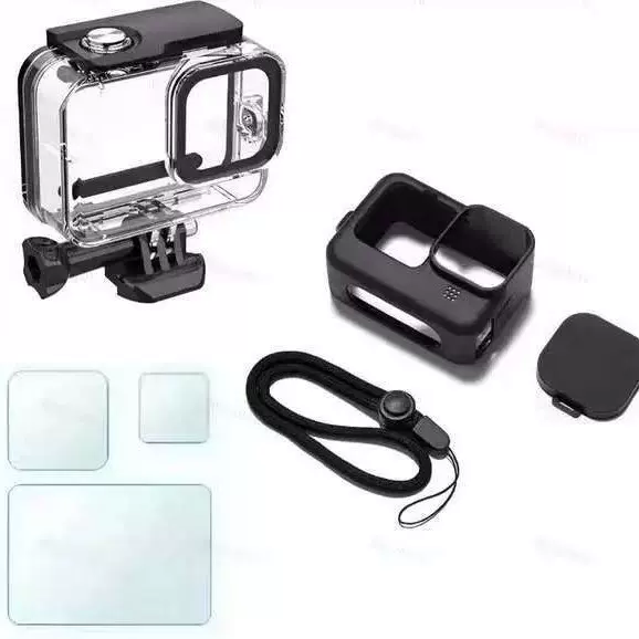 适用Gopro12/11/10/9black相机防水壳gopro运动相机防水壳保护套